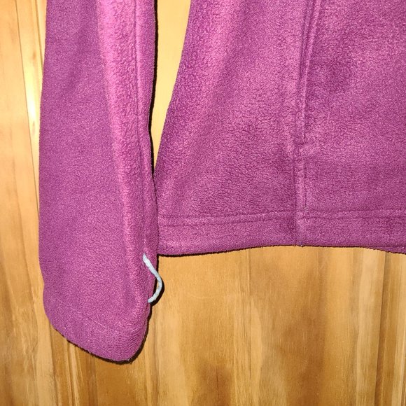 Columbia Purple Full Zip Fleece Jacket - Picture 3 of 6